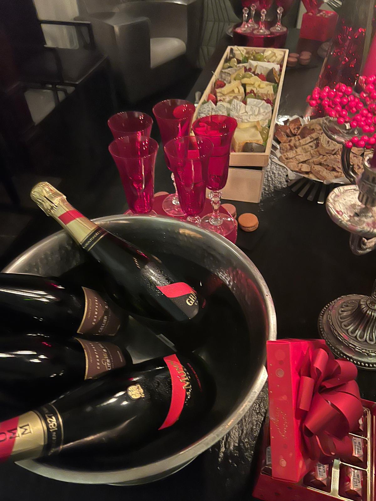 Coupes signature de champagnes prestigieux