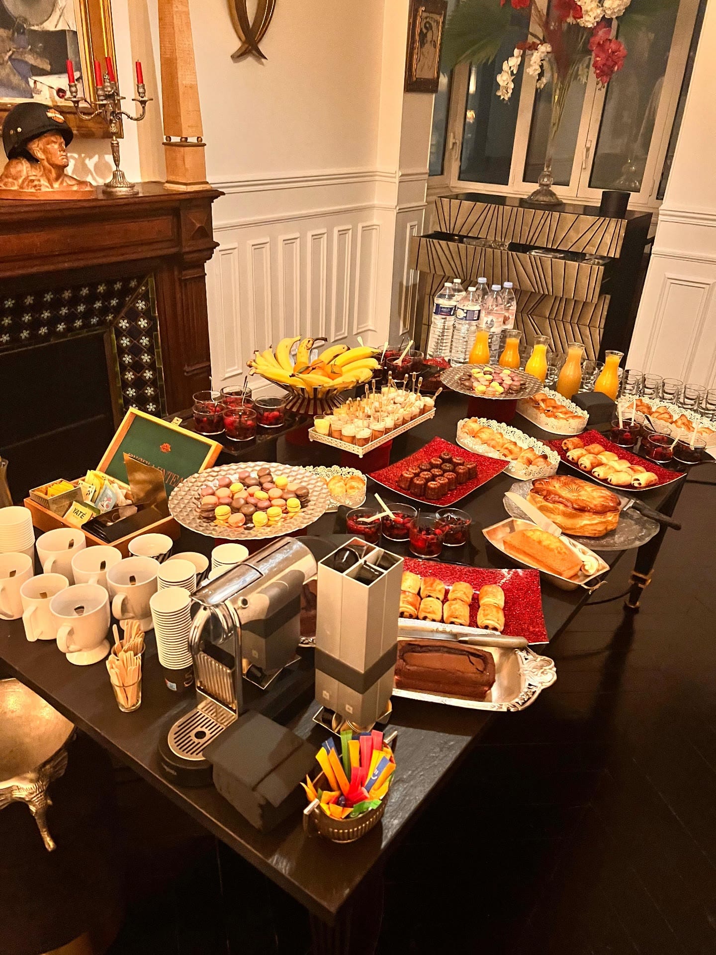 Viennoiseries et pause café