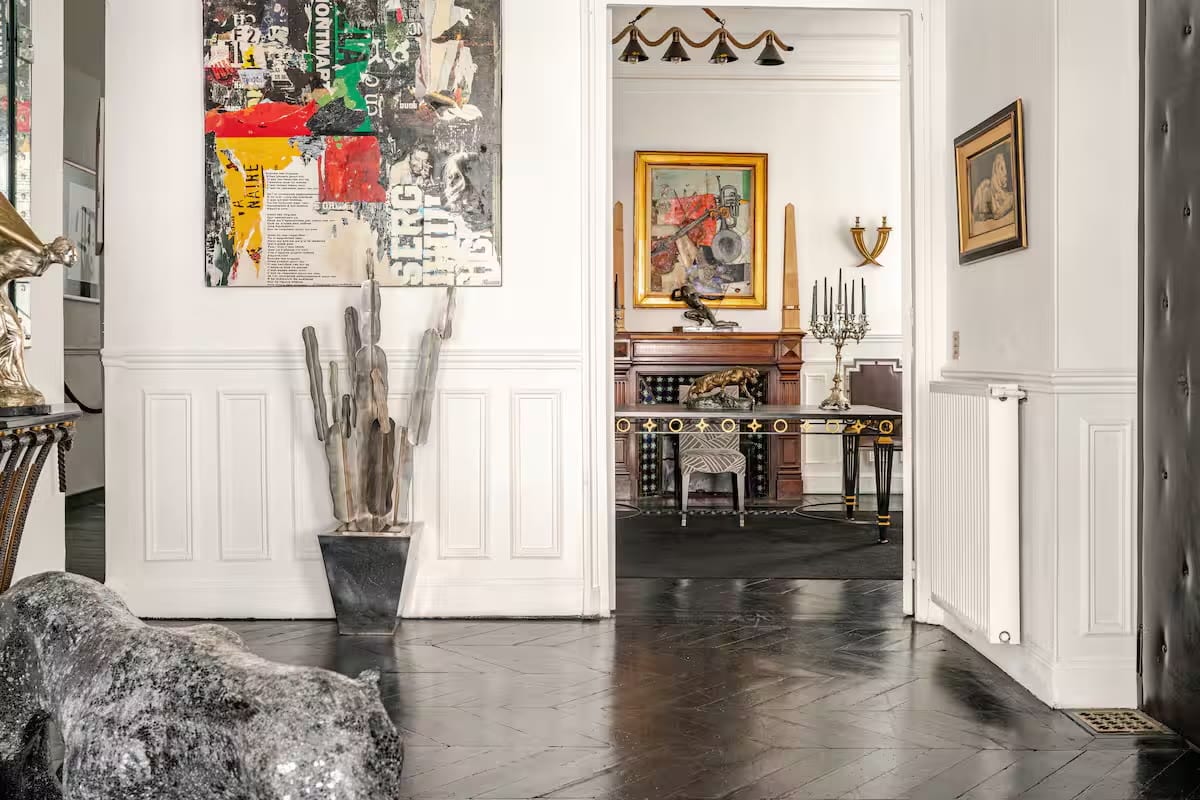 Enfilade des pièces du loft