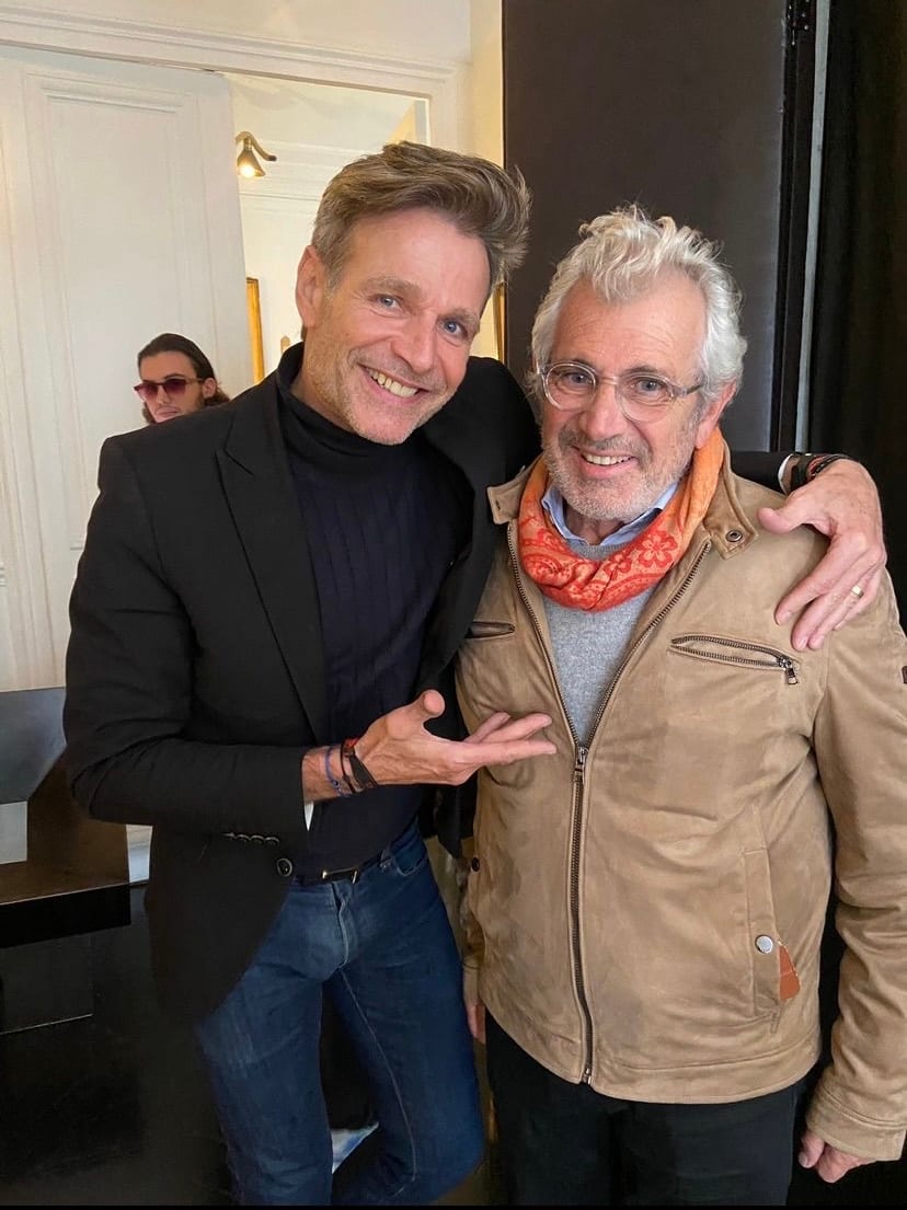 Marc Lavoine en tournage au Loft Triangle d'Or